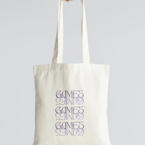 Screenshot 2025-05-22 at 16.37.18 'GAMES' Tote Bag - White - 6x design